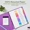 Avery EcoFriendly Recycled Dividers for 3 Ring Binders, 12 Tabs per Set, Customizable Table of Contents, Multicolor Tabs (3 Sets of 11083)